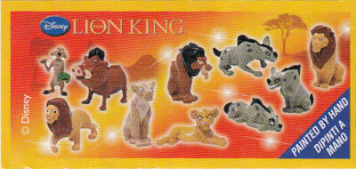 Zaini Minifigures Disney The Lion King Series (2010) Choose a  character!