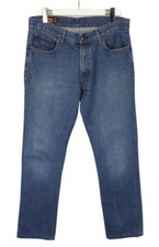 MARLBORO CLASSICS Jeans Uomo W34/~L31* Vestibilità Regolare Effetto Sbiadimento Blu