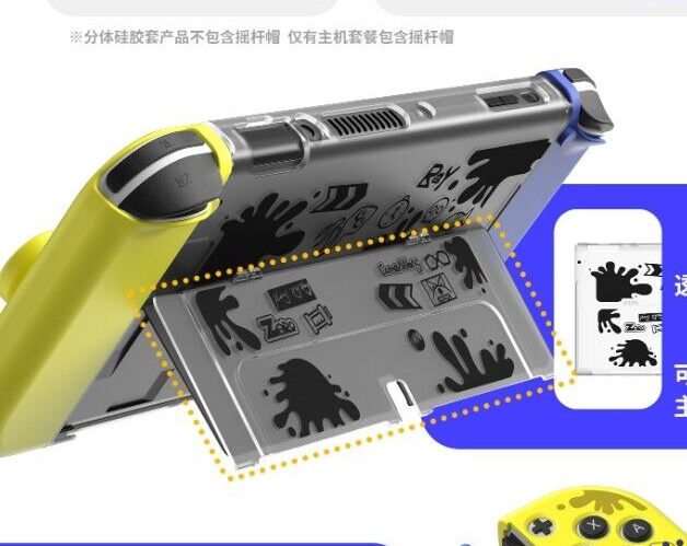 For Nintendo Switch OLED Splatoon 3 Hard Case Cover Shell | eBay