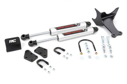 Rough Country 8749170 V2 Steering Stabilizer Dual 2-8 Inch Lift Ford F-250 F-350