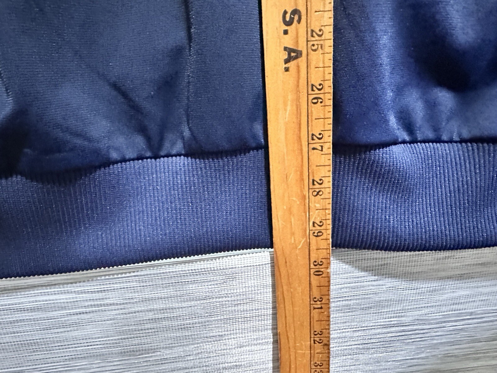 Giacca riscaldante vintage Fila Sport uomo full zip M giacca pista media blu rosso