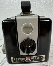 Kodak Brownie Hawkeye Camera Flash Model Camera  Shudder Works