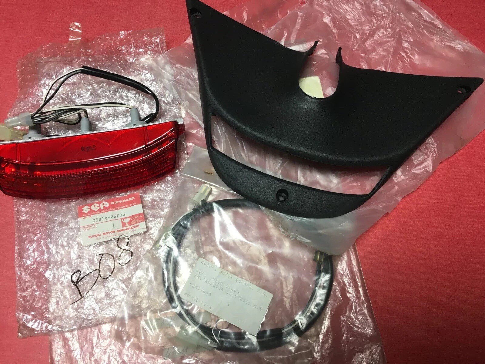 Kit becquet arrière Suzuki 47011-01EF0 spoiler carénage de rechange scooter AP50