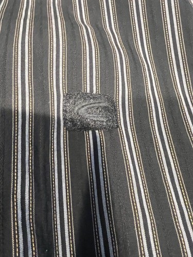Camel Active Men Shirt Khaki Green Olive Striped 3XL Big & Tall - Picture 9 of 9