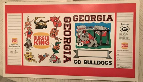 Cubierta de libro de fútbol americano de los Georgia Bulldogs 1973 de colección-rara (ideal para enmarcar) - Imagen 1 de 2