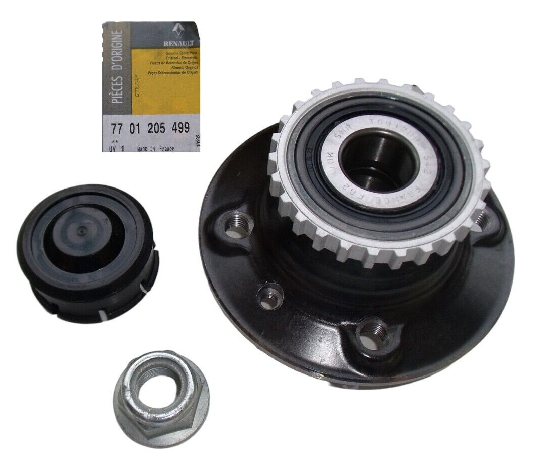 Moyeu de roue arrière en acier forgé de haute durabilité pour Renault Kangoo I
