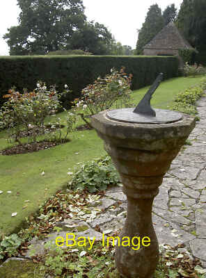 Photo 12x8 The sundial terrace Wells A hazy sky makes telling the time a l c2017