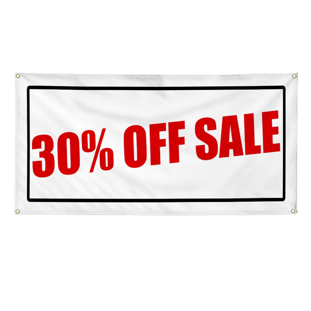Vinyl Banner Multiple Sizes 30% off Sale Promotion Business Business Outdoor