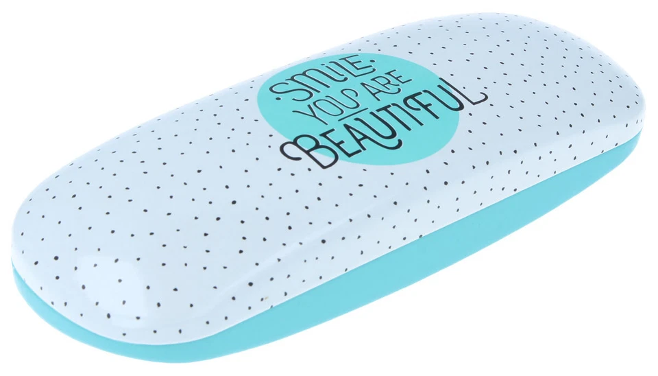 KINDLER ETUIS Modernes Hartschalen-Brillenetui BEAUTIFUL mit Punkten für viele Utensilien NEU