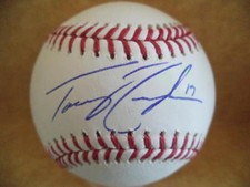 TOMMY JOSEPH TEXAS RANGERS SIGNED AUTOGRAPHED M.L. BASEBALL W/COA