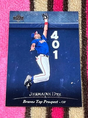 1995 UPPER DECK MINORS RC #93 JERMAINE DYE BRAVES NM BASEBALL ROOKIE CARD! - Photo 1/2