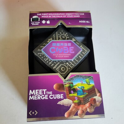Merge Cube Hold Holograms in Your Hand Virtual Game Toy for IOS Android Tablet