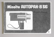 Minolta Autopak-8 S6 Instruction Manual Reprint