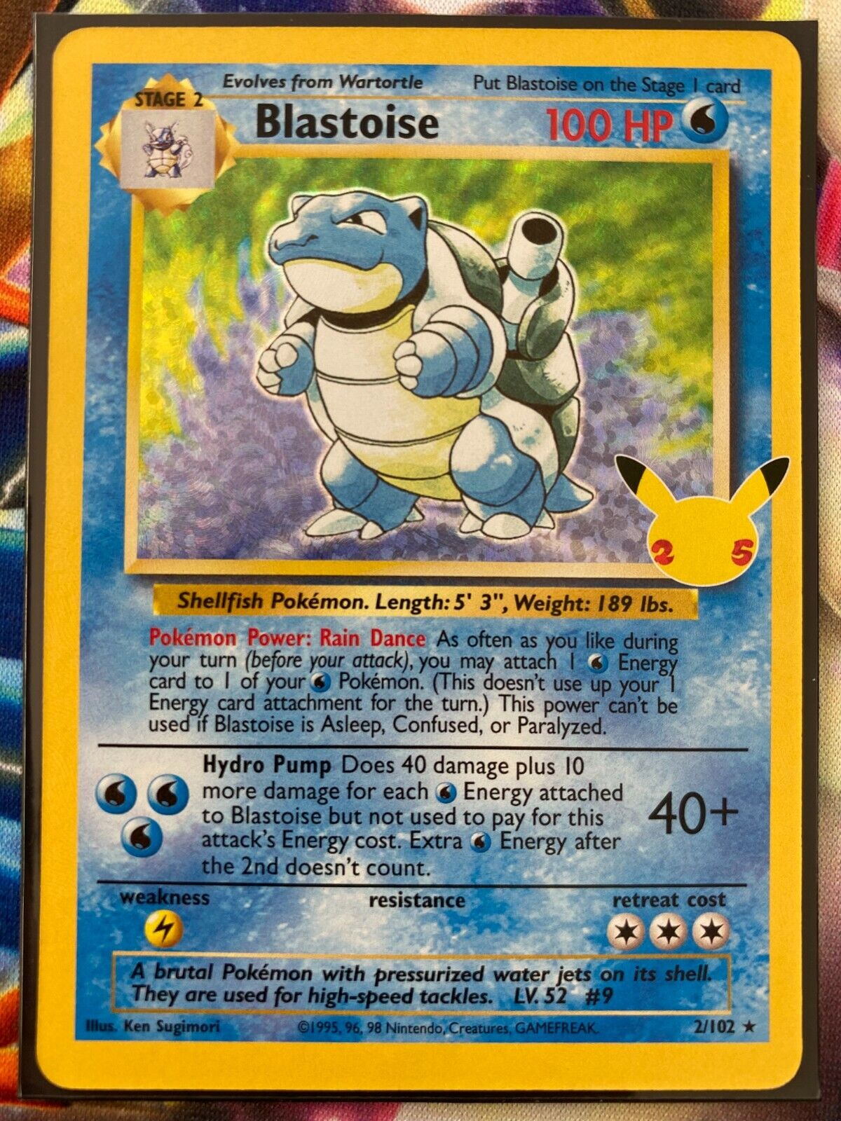 Carta Pokémon Blastoise (2/102) - Celebrações 25 Anos - Alfabay - Cubo  Mágico - Quebra Cabeças - A loja de Profissionais e Colecionadores!