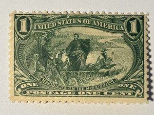 US Stamp #285 MNH OG VF 1 Cent 1898 Trans Mississippi Expo Stamp