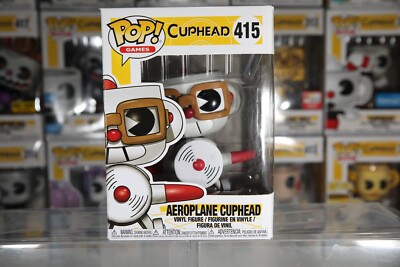 Funko Pop! Vinyl Cuphead Aeroplane Cuphead #415 Vaulted