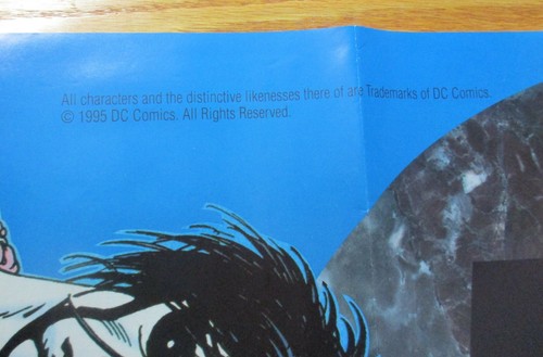 1995 DC Previews Batman Superman More Comic Book Shop Promo Poster 22" x 28" - Picture 2 of 4