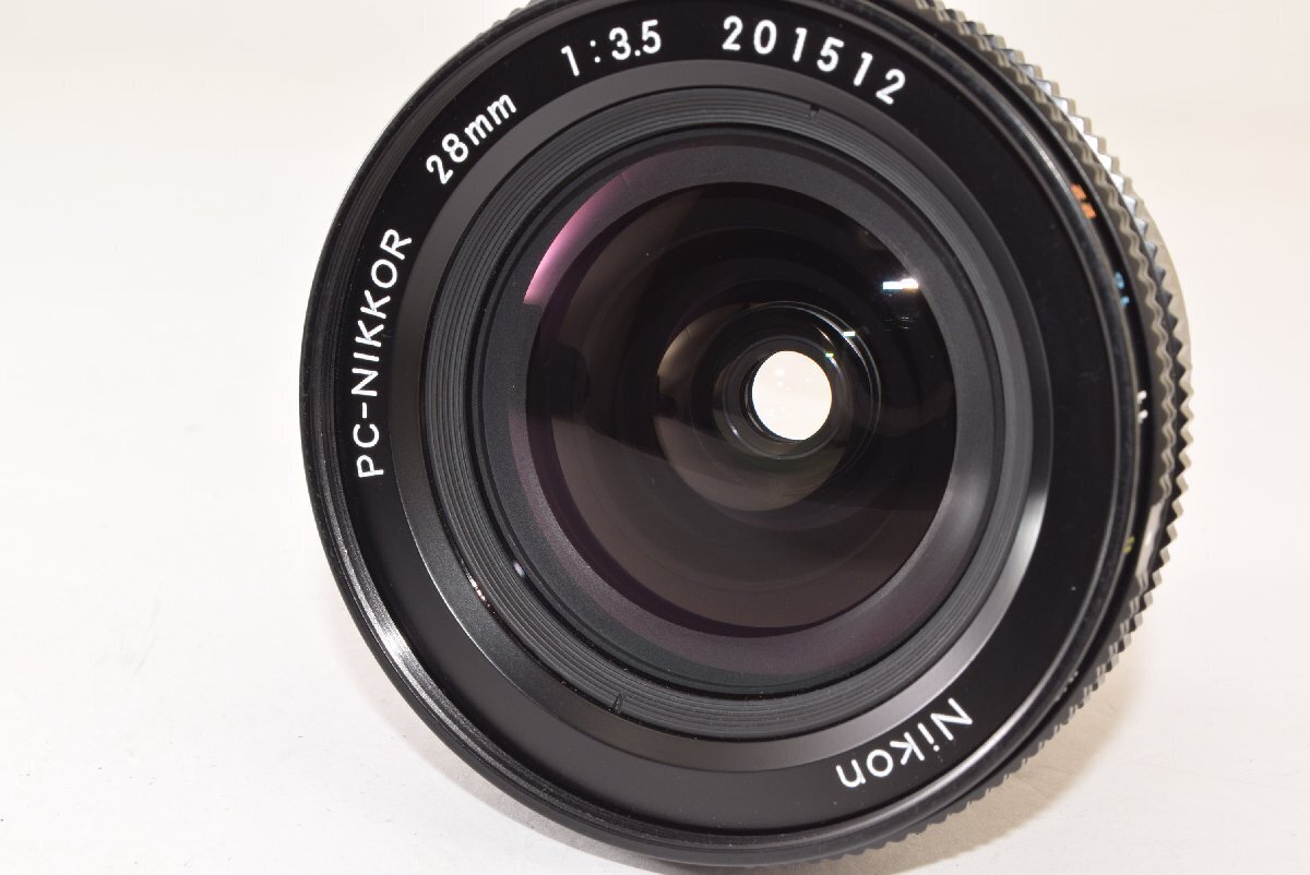 NIKON PC-NIKKOR 28MM F3.5 RETROFOCUS-TYPE WIDE-ANGLE LENS NIKON PC-NIKKOR 28MM F3.5 RETROFOCUS-TYPE WIDE-ANGLE LENS