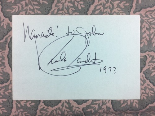 Korla Pandit bundle concert flyer ticket signed card and sealed GOTK lp Ed Wood - Picture 4 of 5