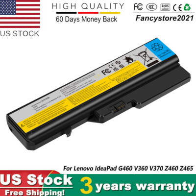Battery For Lenovo B470 G460 G470 G560 G570 V360 V470 V570 Z465 Z470 L09S6Y02 US