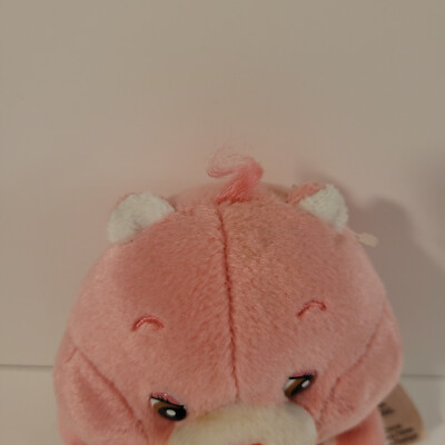 ぬいぐるみ ANNIVERSARY BEARS STORY 2004 2004 Care Bears Moms Love-A-Lot Pink Plush Bear with Heart 20th