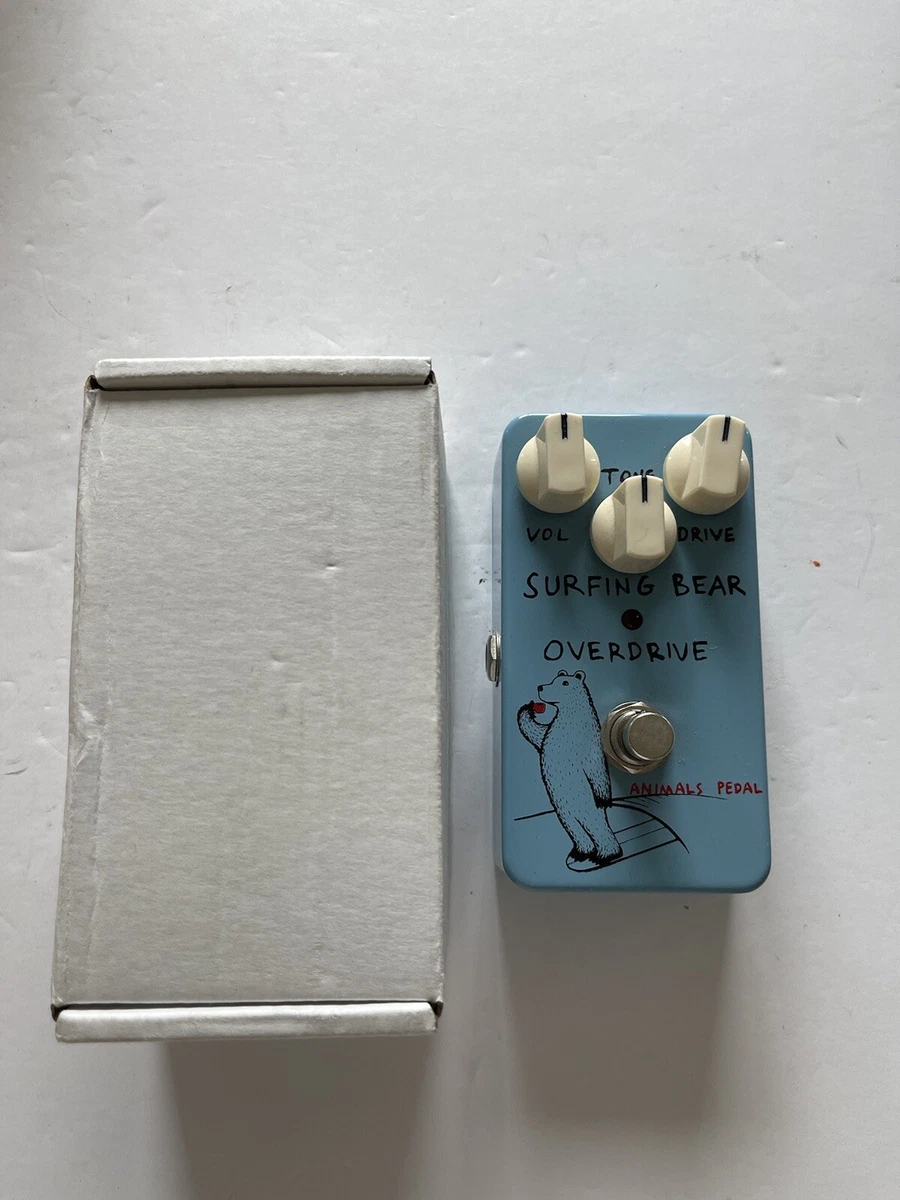 Animals Pedal Surfing Bear V1 Overdrive Guitar Effect Pedal +
