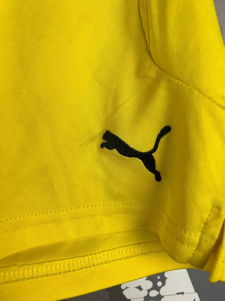 Pantalones cortos de fútbol americano local Borussia Dortmund BVB amarillo Puma joven M ig93 Foto 4 de 4
