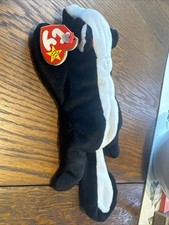 Rare Ty Beanie Babies Stinky The Skunk 1995 WITH TAG 