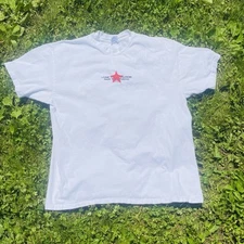 Vintage 90s Lone Star Saloon San Francisco Gay Bar T Shirt XL Art White Tee