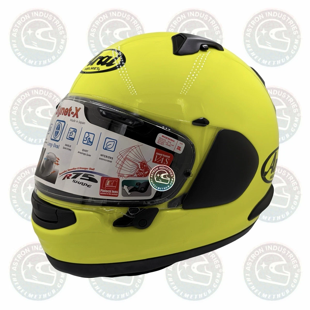 Arai Yellow Size XXL Motorcycle & Powersports Helmets for sale | eBay