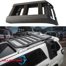 Roof Rack Driver Side Access Ladder For 2010-2024 Toyota 4runner Aluminum Black