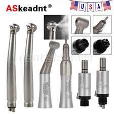 Dental Fiber Optic High Speed / Low Speed Handpiece Straight Contra Angle Motor