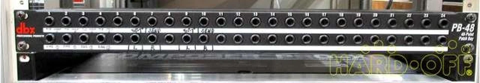 DBX PB-48 48-point 1/4 inch Balanced Patch Bay Tested - Image 2 of 4