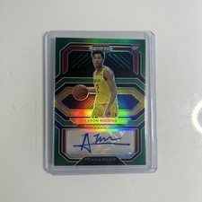 Prizm RC Auto 🔥 Aaron Wiggins 2021 Green Prizm College Penmanship $1 Shipping