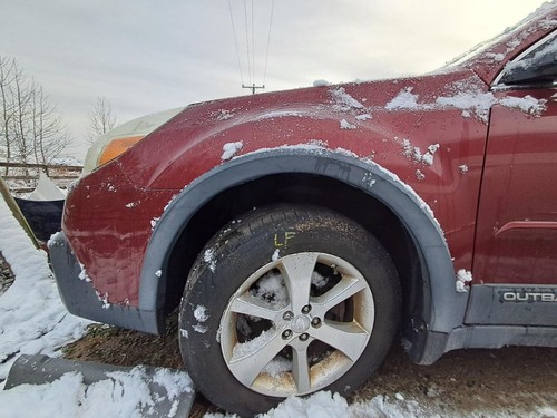 2014 Subaru Legacy Driver Fender Red OEM Used 4DR SUV Local Pick Up Only