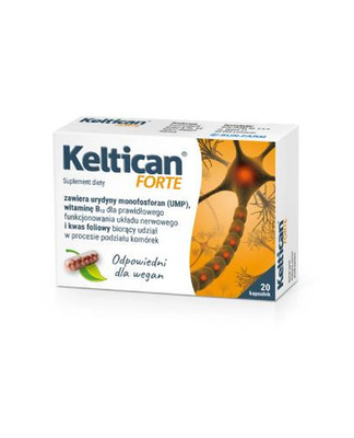 KELTICAN FORTE 20 Kapseln Vitamin B Folsäure Nervensystem Neuralgie