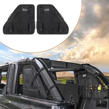 Fit for Ford Bronco 2021-2025 Cargo Trunk Hanging Roll Bar Organizer Storage Bag