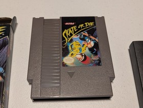 Skate or Die (Nintendo NES, 1988) con scatola custodia manuale super pulito vedi foto!