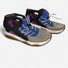 Size 10 - Nike Air Huarache Run Ultra Gray, Purple  Blue