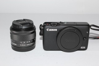 Canon EOS M10 Mirrorless Digital Camera Working w Canon 15 45mm F3 5 6 3 Lens