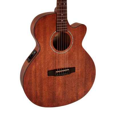 Cort SFX-MEM Acoustic-Electric Cutaway Guitar - Open Pore Mahogany