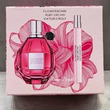 Victor & Rolf Flowerbomb Ruby Orchid 3.4 oz + 10 ml Eau De Parfum Women's SET
