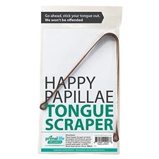Primal Life Organics, Happy Papillae Tongue Scraper, Self-Cleaning Copper, Su...