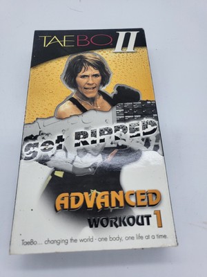 VHS TAE BO II Advanced Workout 1  Billy Blanks  Get Ripped  TaeBo 2 fitness (C3)