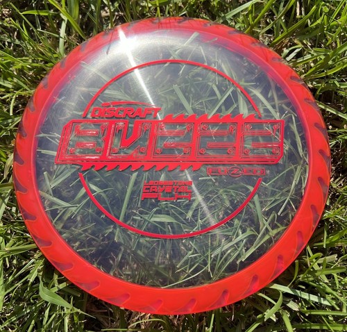 Discraft CryZtal Flx Fuzed Buzzz BuzzzSaw 179 Disc Golf Midrange Ice/Red Rim NEW - Picture 4 of 24