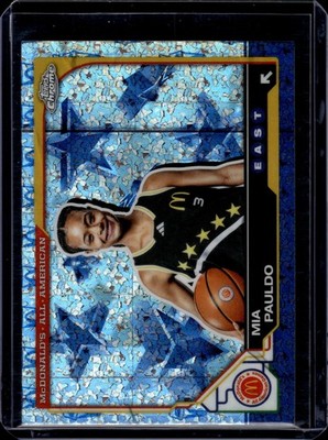 2025 Topps McDonald's All-American #63 Mia Pauldo McFlurry Refractor