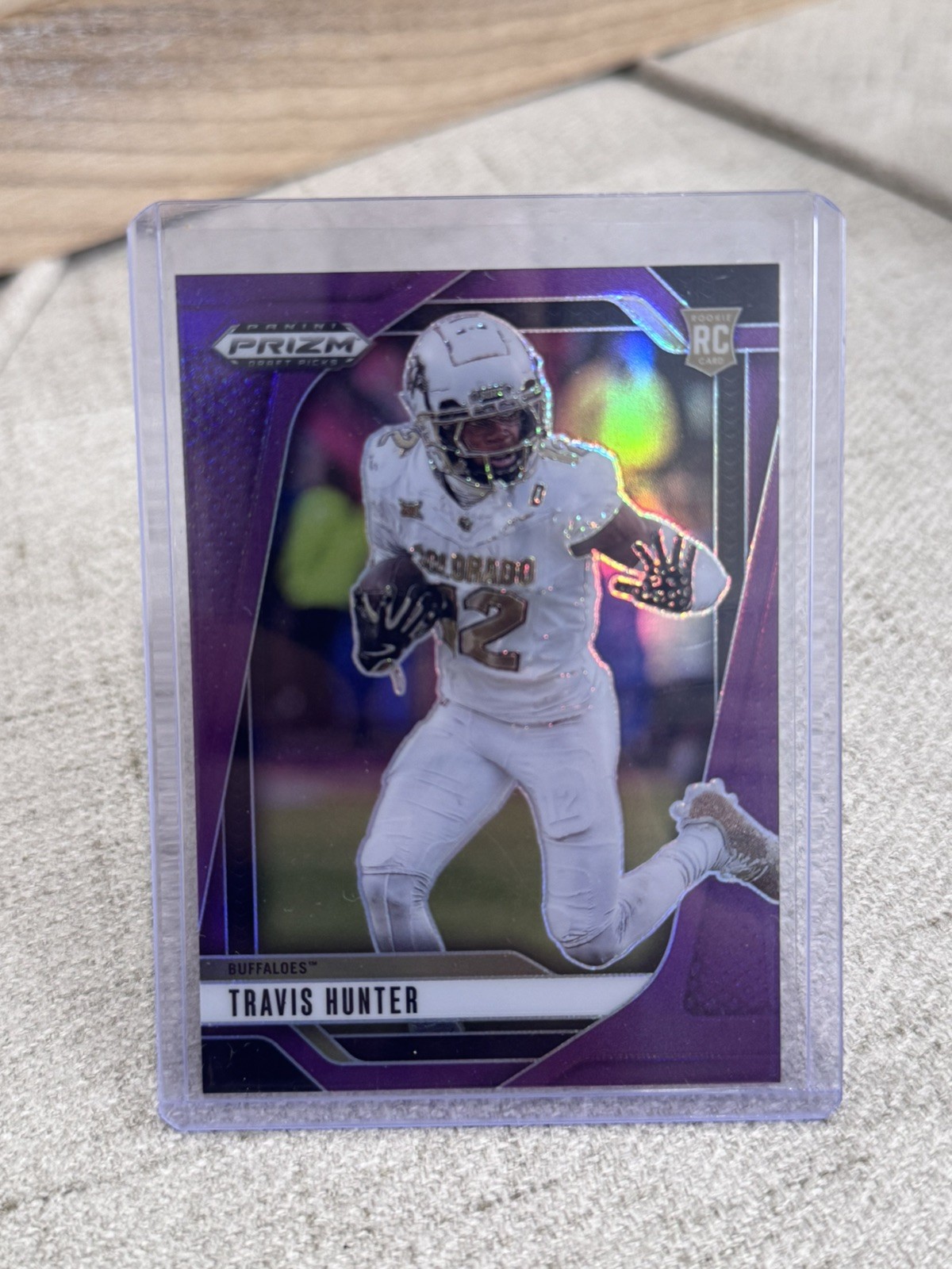 2025 Panini Prizm Draft Picks - Travis Hunter #20 Purple Prizm /99 (RC)