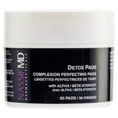 NassifMD Detox Facial Pads Gentle Smooth, Refresh & Clear Sensitive Skin