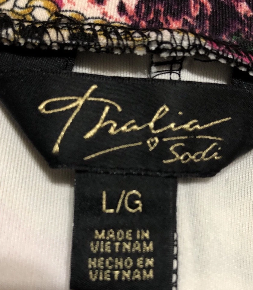 Para Mujer - Falda Lápiz Elástica Floral Thalia Sodi, Talla Grande Foto 3 de 4