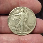 1945 P Walking Liberty Half Dollar - 90% Silver. $1 Shipping.